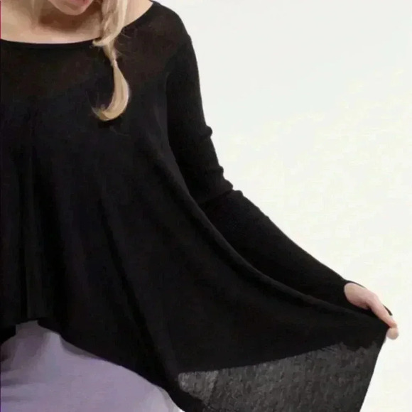 Lululemon Enlightened Pullover Heathered Black Size 4 - Picture 6 of 9